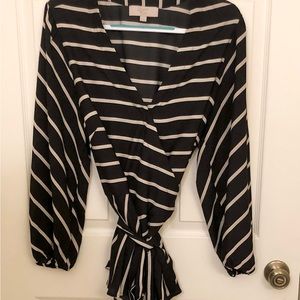 Loft Plus Size Wrap top